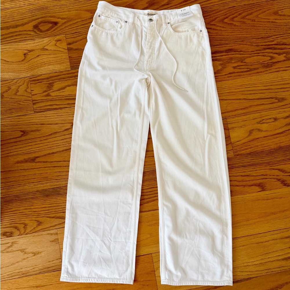 Madewell White Wide-Leg Jeans - Picture 9 of 9